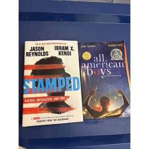 Jason Reynolds Book Lot: All American Boys  (paperback) / Stamped (Hardcover)